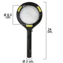 Lampada LED lente ingrandimento 2,5 zoom luce portatile libro gioielli luci casa 