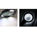 Lampada LED lente ingrandimento 2,5 zoom luce portatile libro gioielli luci casa 