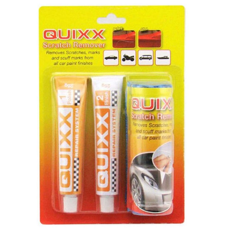 Rimuovi graffi auto pasta abrasiva panno microfibra carta vetrata carrozzeria 