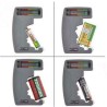 Tester multitensione Batterie pile display LCD prova batteria AA AAA C D 9V 
