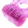 2x anello fallico vibrante silicone vibratore eiaculazione precoce con batterie 