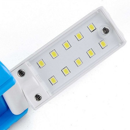 Torcia LED ricaricabile doppia modalità luce campeggio sicurezza portatile 9070 