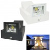 Faretto LED 10W Parete luce Calda Fredda interno esterno muro impermeabile 9690 