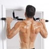 Barra per trazioni da porta multi funzione fitness pull up con impugnature antiscivolo ottima per allenamento muscolare