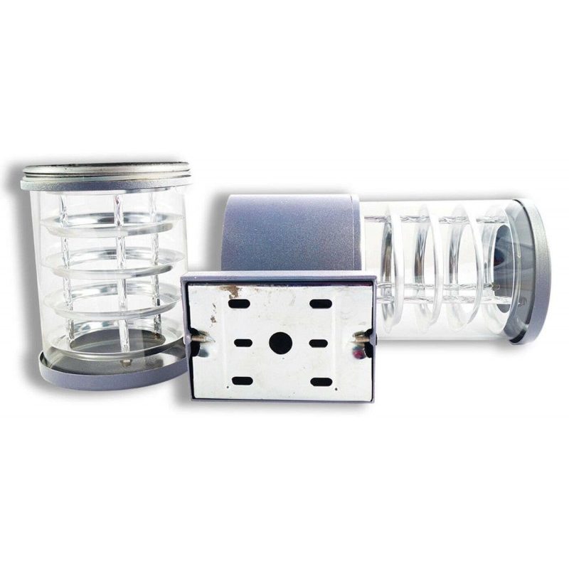 Plafoniera esterno interno faretto Doppia luce Applique muro impermeabile 8055