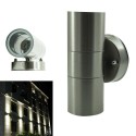 Plafoniera esterno interno faretto Doppia luce Applique muro impermeabile 8055