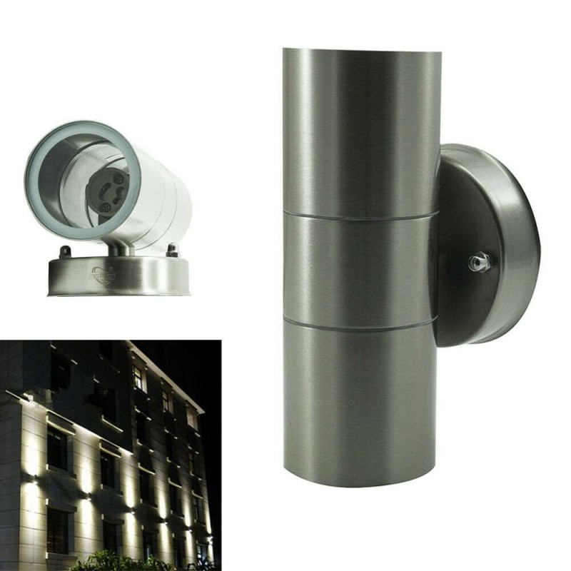 Plafoniera esterno interno faretto Doppia luce Applique muro impermeabile 8055