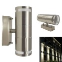 Plafoniera esterno interno doppia luce Applique grigio muro impermeabile 901