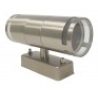 Plafoniera esterno interno doppia luce Applique grigio muro impermeabile 901