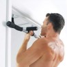 Barra per trazioni da porta multi funzione fitness pull up con impugnature antiscivolo ottima per allenamento muscolare