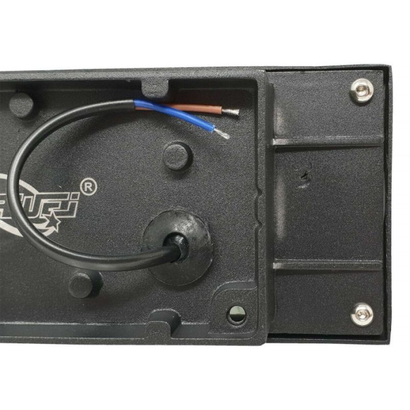 Plafoniera esterno interno doppia luce Applique grigio muro impermeabile 902
