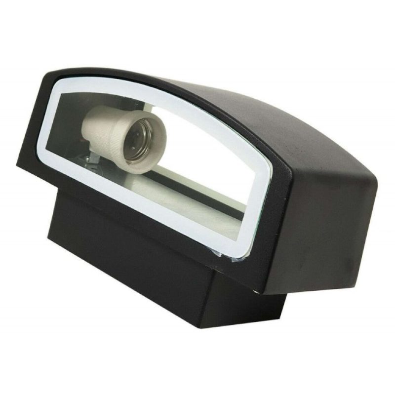 Plafoniera esterno interno doppia luce Applique grigio muro impermeabile 902