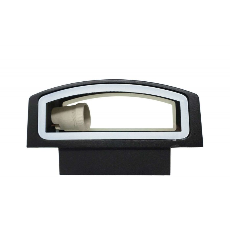 Plafoniera esterno interno doppia luce Applique grigio muro impermeabile 902
