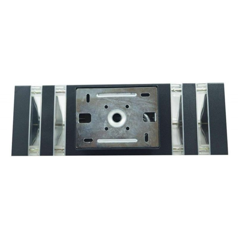 Plafoniera esterno interno doppia luce Applique grigio muro impermeabile 902