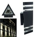 Plafoniera esterno interno doppia luce Applique grigio muro impermeabile 902