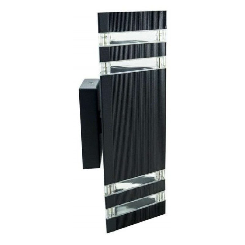 Plafoniera esterno interno doppia luce Applique grigio muro impermeabile 902