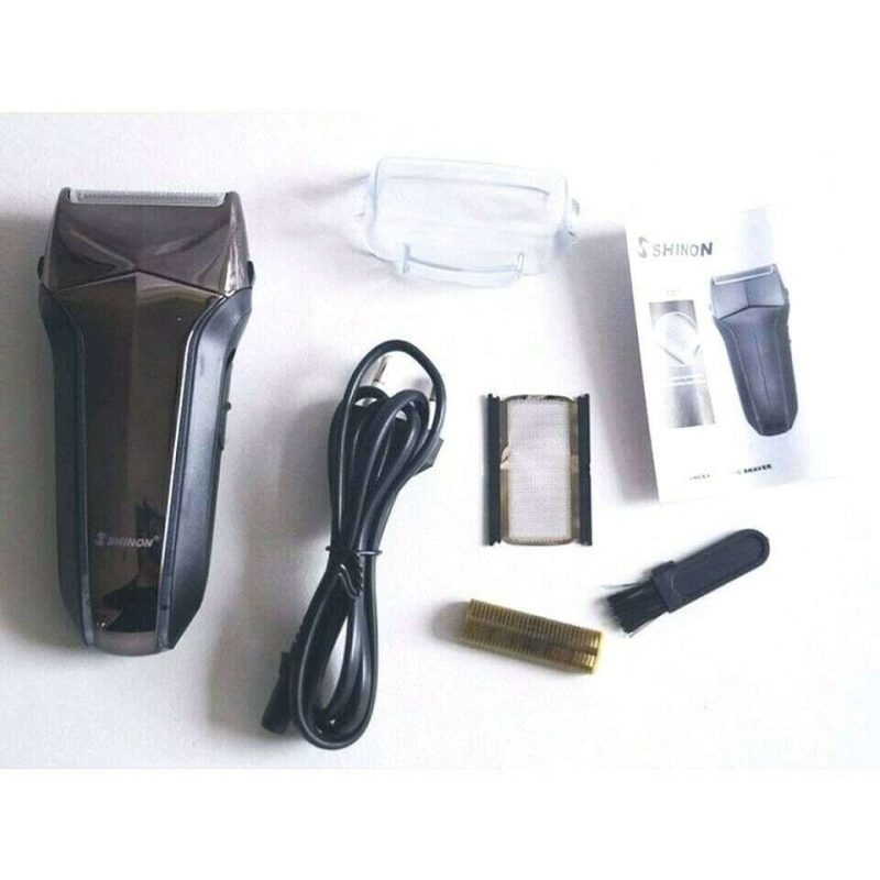 SH7070 Rasoio regola barba basette pulizia viso ricaricabile portatile uomo 