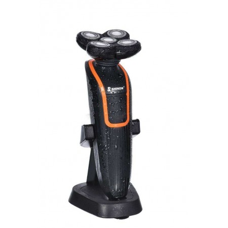 SH7109 Rasoio barba basette pulizia viso ricaricabile portatile uomo testine