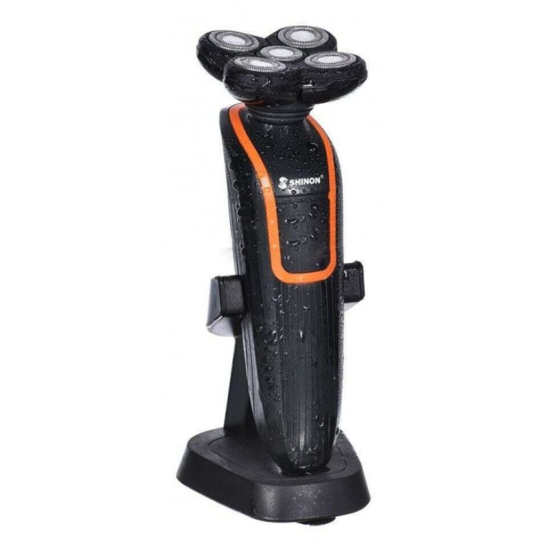 SH7109 Rasoio barba basette pulizia viso ricaricabile portatile uomo testine
