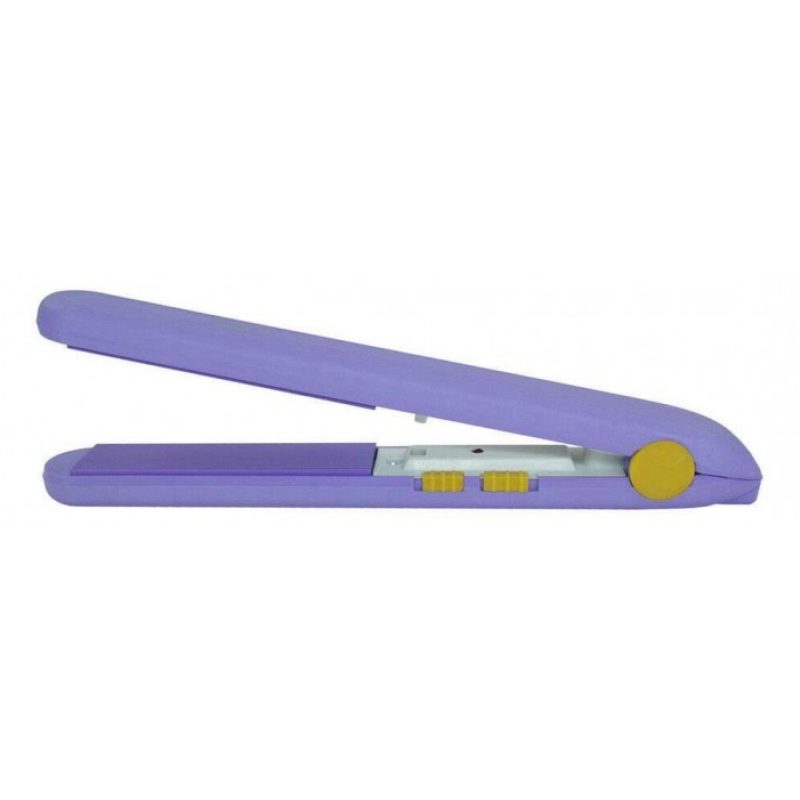 Mini Piastra capelli effetto lisciante ondulati piega donna 19cm portatile SK231