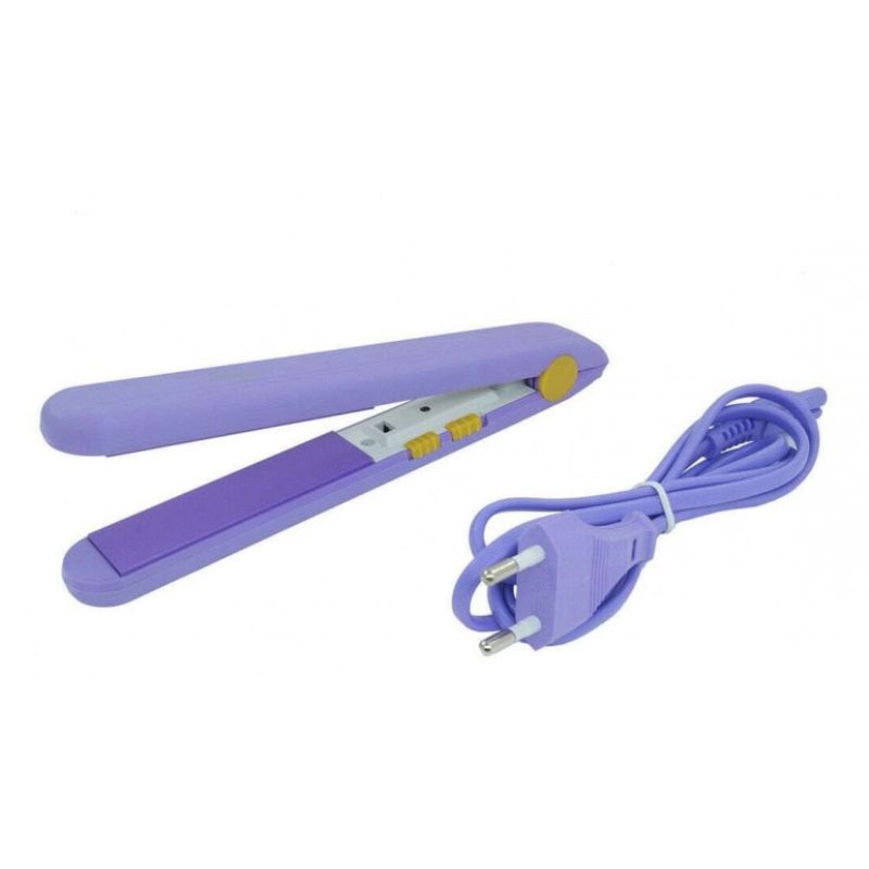 Mini Piastra capelli effetto lisciante ondulati piega donna 19cm portatile SK231