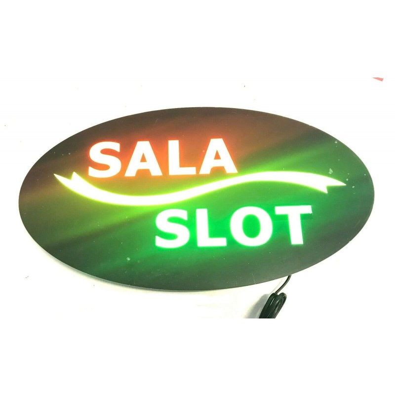 NEW Insegna luminosa pubblicitaria a LED logo APERTO barre verdi lampeggianti 