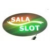 NEW Insegna luminosa pubblicitaria a LED logo APERTO barre verdi lampeggianti 