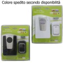 Campanello wireless casa porta senza fili doorbell 25 melodie luce LED 3905 