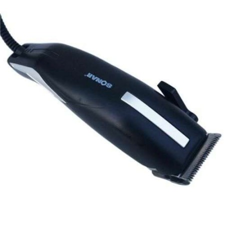 Taglia capelli professionale Rasoio barba lama acciaio 4 testine taglio 7568