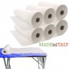 Lenzuolino Medico Lettino 60cm 80m Rotoli di Carta Ro.ial 2 Veli Estetista Cera 