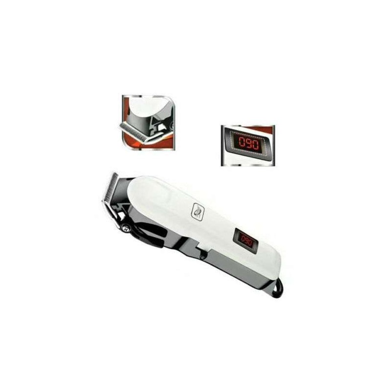Tagliacapelli professionale Rasoio barba testina regolabile display uomo DW-611