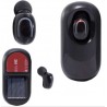 Mini Auricolare Cuffia Bluetooth 5.0 Wireless Senza Fili con Base carica solare 