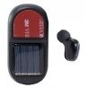 Mini Auricolare Cuffia Bluetooth 5.0 Wireless Senza Fili con Base carica solare 