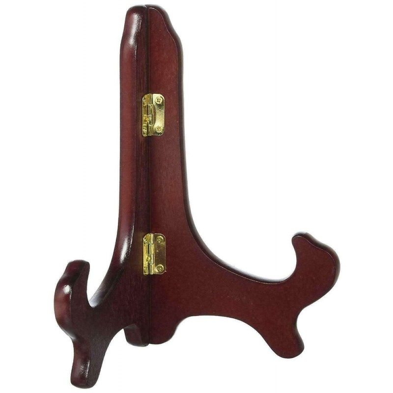 2X Supporto legno laccato porta piatti quadri cornici 10" 25x13 per esposizione 