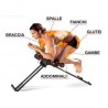 AB VERTICAL ATTREZZO PER ADDOMINALI GLUTEI BRACCIA GAMBE SPALLE FIANCHI PIEGHEVOLE