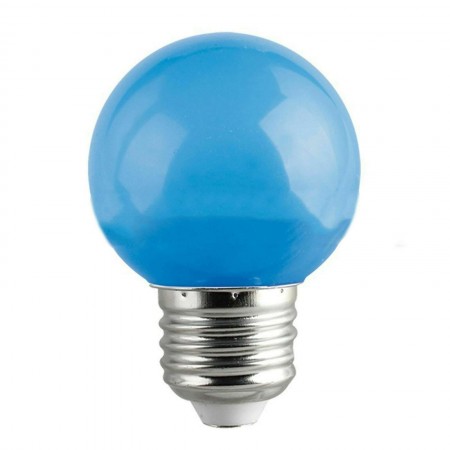 Lampadina LED 1W mini globo E27 colore VERDE decorazione casa locale luce 