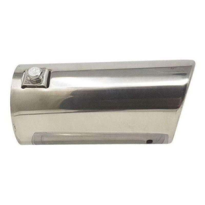 Terminale scarico tubo auto tondo LM-76343 marmitta acciaio universale