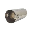 Terminale scarico tubo auto tondo LM-76343 marmitta acciaio universale