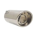 Terminale scarico tubo auto tondo LM-76343 marmitta acciaio universale