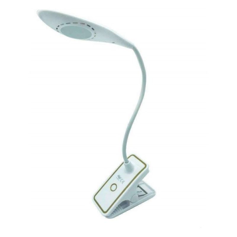 Lampada LED tavolo pinza morsetto luce notte lettura lavoro studio TE-B0034 USB