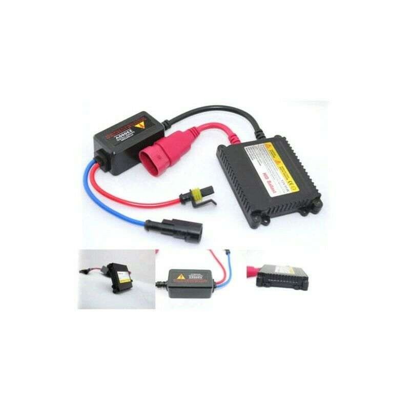 Kit fari xenon H4-3 45W 6000K auto centralina lampadina luce Hid