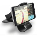 Supporto Auto smartphone porta cellulare GPS MP4 cruscotto CLIP nero 6,5 pollici