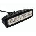 Faro proiettore LED 18W auto fuoristrada barra luce mezzi da lavoro barca