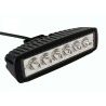 Faro proiettore LED 18W auto fuoristrada barra luce mezzi da lavoro barca