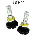 2x lampade fari ricambio 6000K auto 5000 lm alta luminosità 7S H7