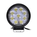 Faro 9 led 27W rotondo faretto da lavoro profondita barca auto escavatore IP68 