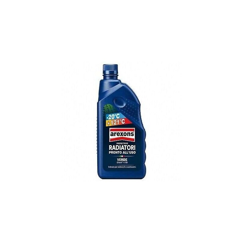 1x Liquido protettivo radiatori 1L Arexons antigelo temperatura auto pronto uso 