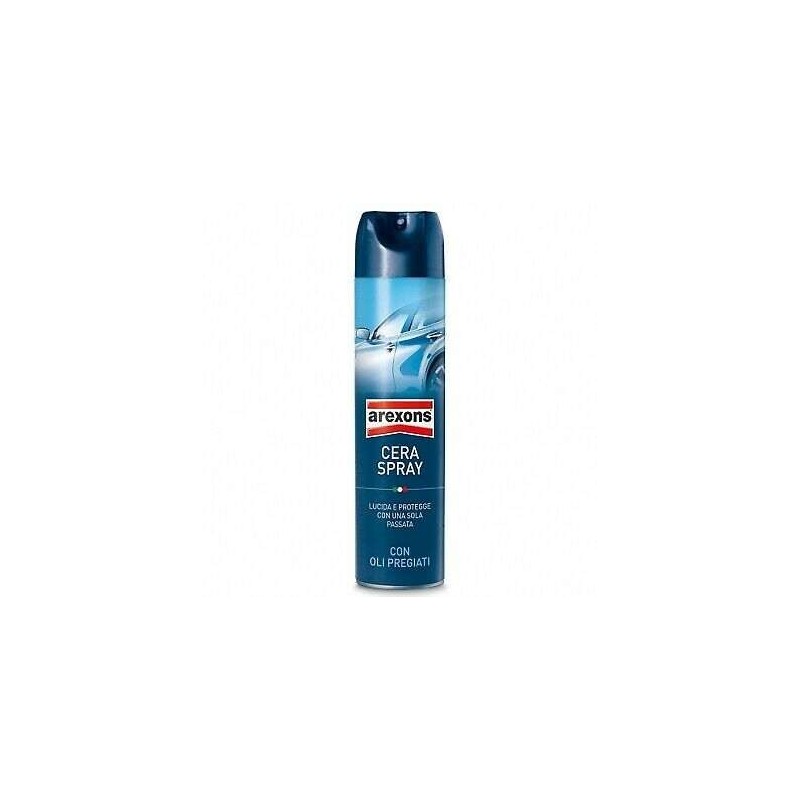 Cera spray carrozzeria 400ml auto lucida protegge rifinitura Arexons 