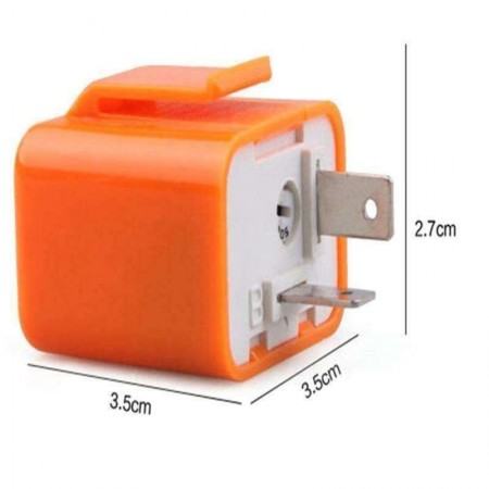 Relè frecce moto rele auto 12V 21W lampeggio regolabile universali clip dimmer 