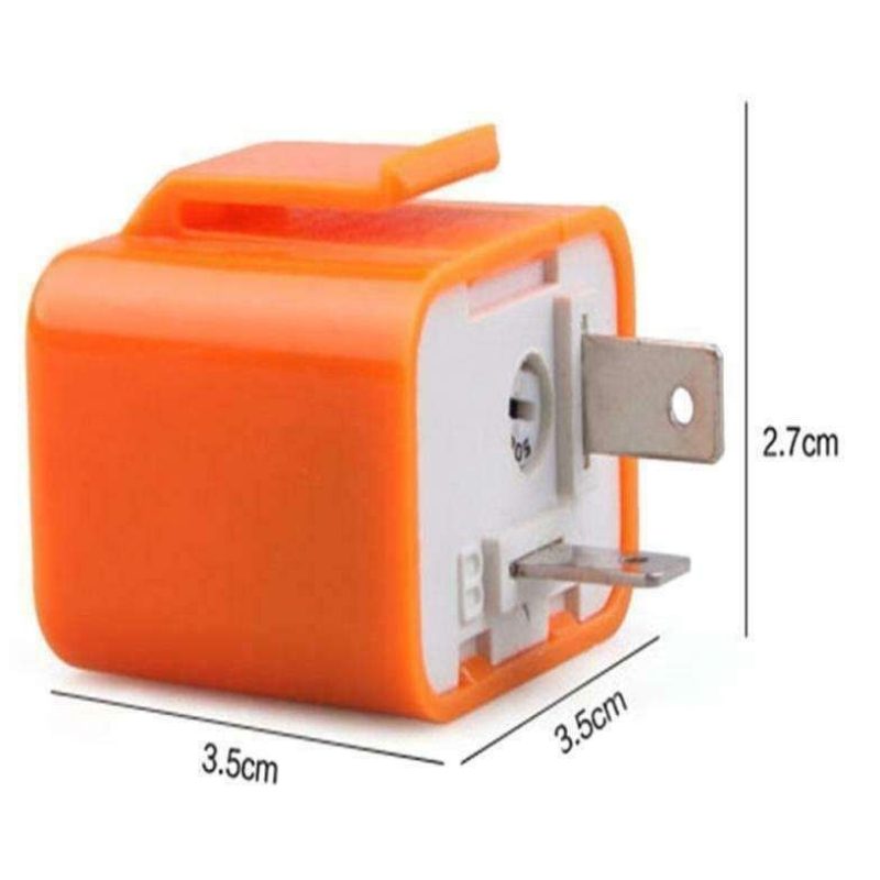 Relè frecce moto rele auto 12V 21W lampeggio regolabile universali clip dimmer 